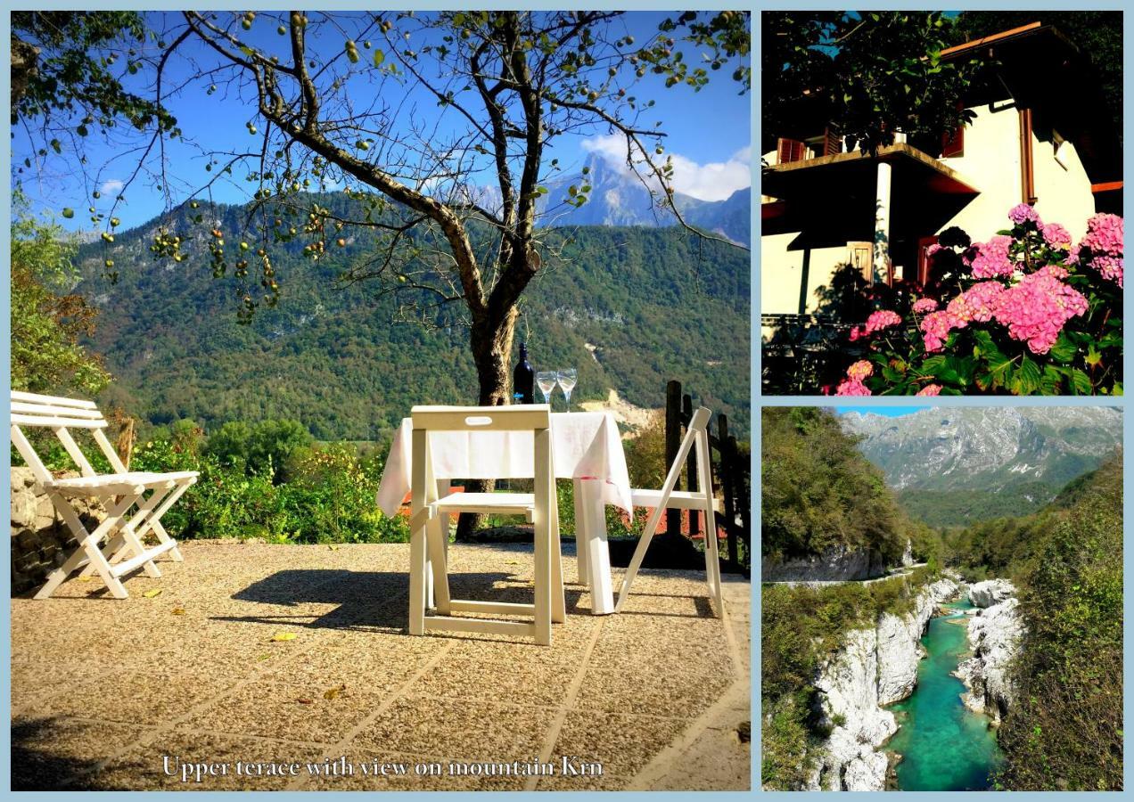 Cosy Cottage With Views Near Kobarid Esterno foto