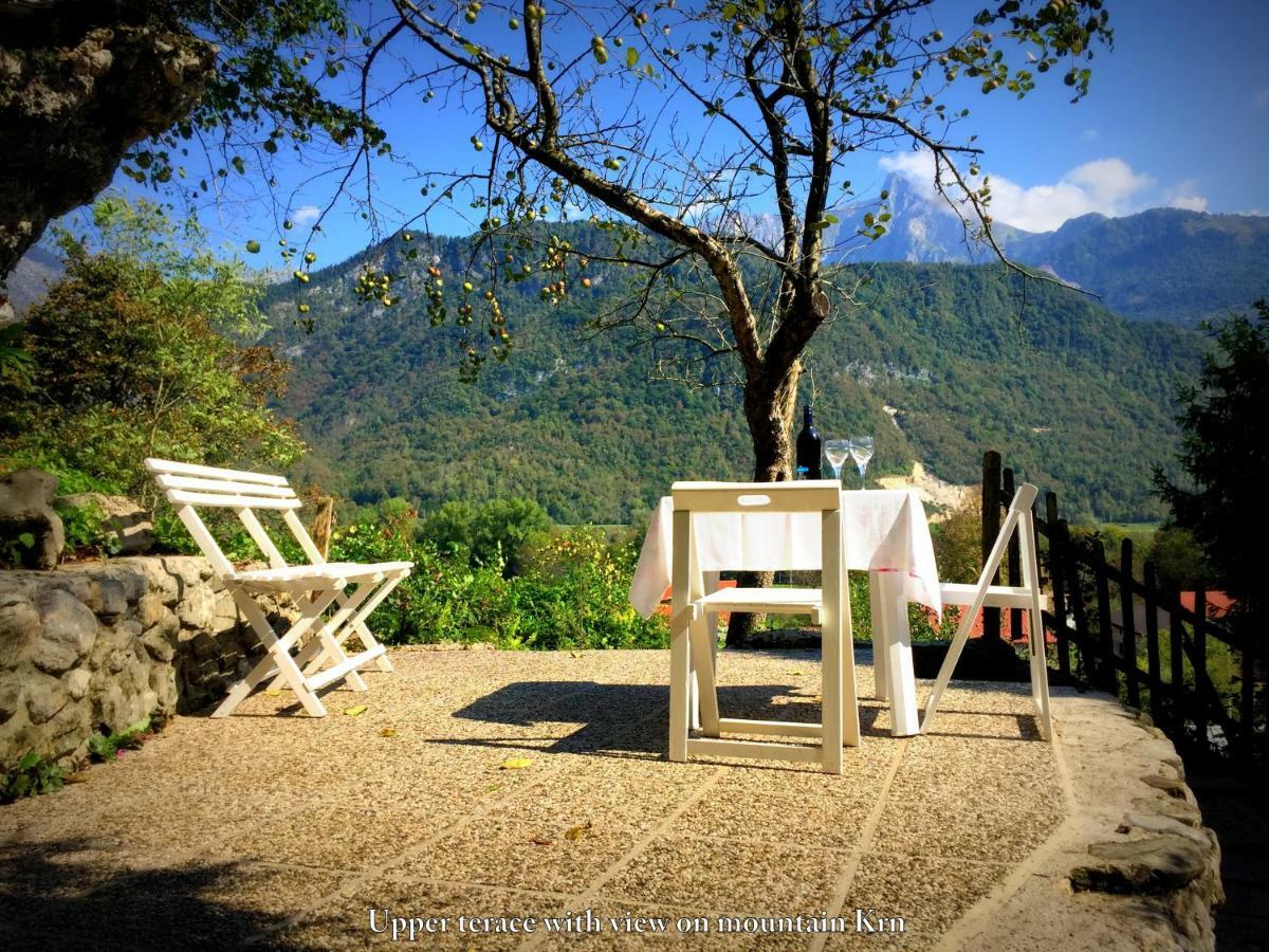 Cosy Cottage With Views Near Kobarid Esterno foto